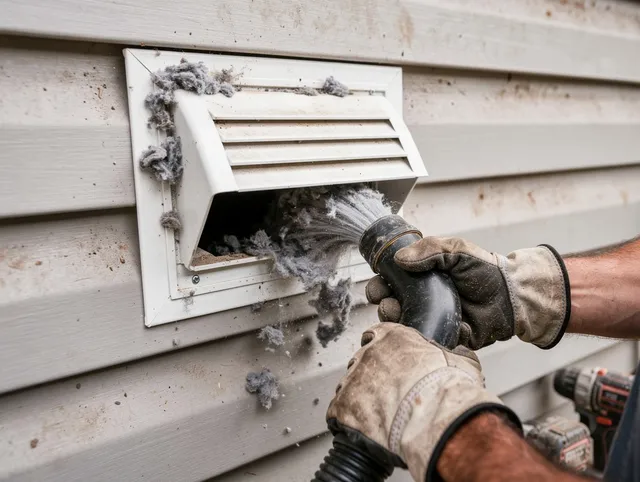 Professional dryer vent cleaning by Danbury Dryer Vent Cleaning in Danbury