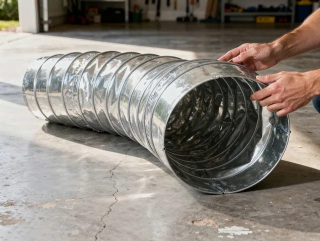 Danbury Dryer Vent Cleaning specialist using advanced equipment for thorough duct cleaning in Danbury