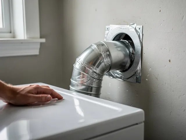 Danbury Dryer Vent Cleaning expert performing professional dryer vent repair and installation in Danbury